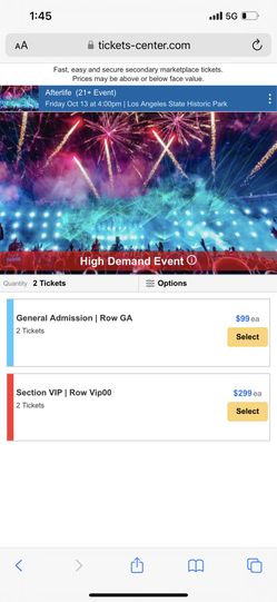 Afterlife (ga) 3 Tickets