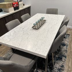Restoration hardware Dining Room Table Marble 