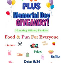 Memorial Day Giveaway 