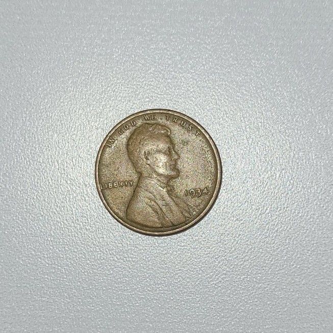 1934 Wheat Penny (No Mint Mark)