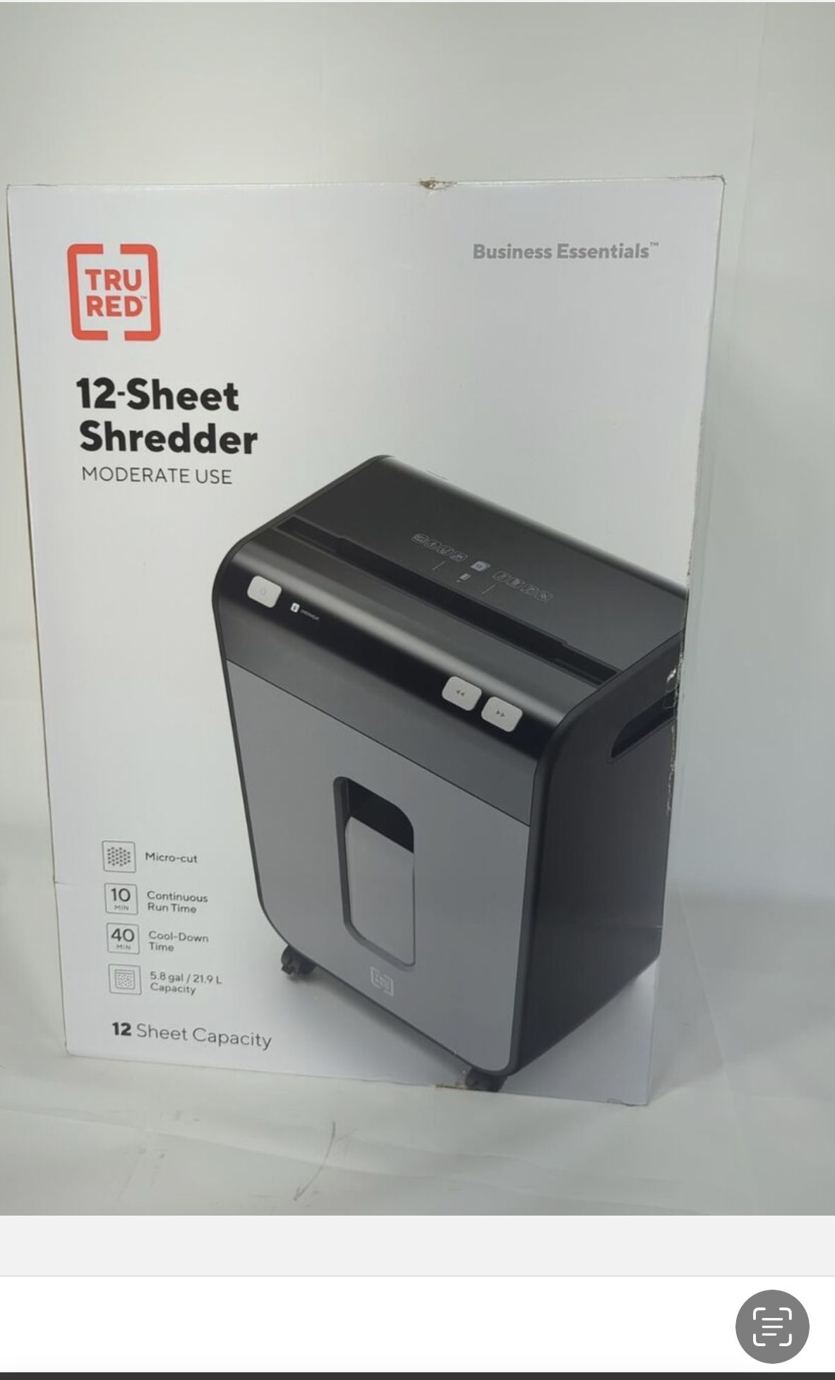 Tru Red 12 Sheet Paper Shredder