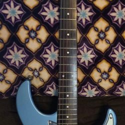 Yamaha, Pacifica In Lake Placid Blue And Black Star guitar Amp