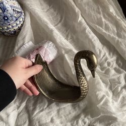 Brass swan Decor 