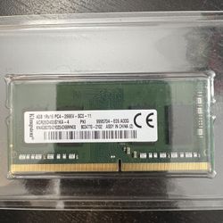 Kingston 4GB DDR4 Laptop Memory RAM