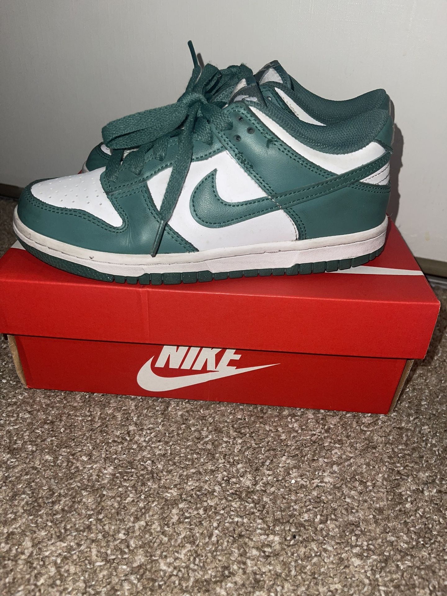 Green Nike Dunks