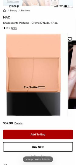 Mac crème de nude perfume