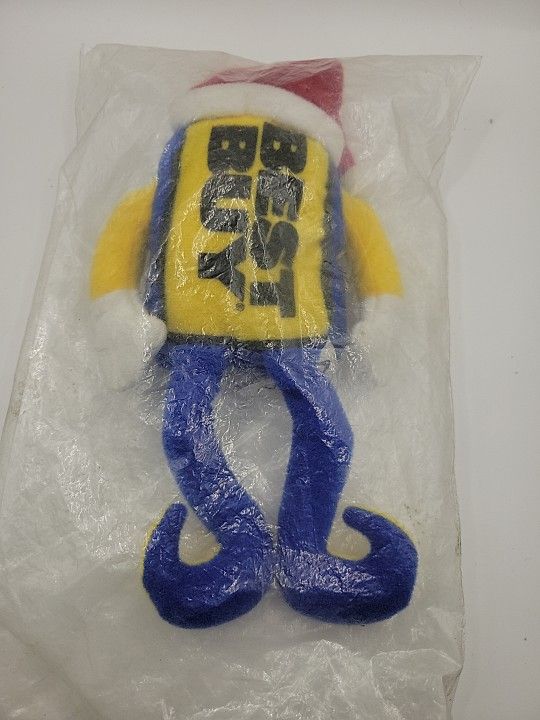 Vintage Best Buy Logo Elf Plush Stuffed Animal Holiday 1998 Unique Unusual