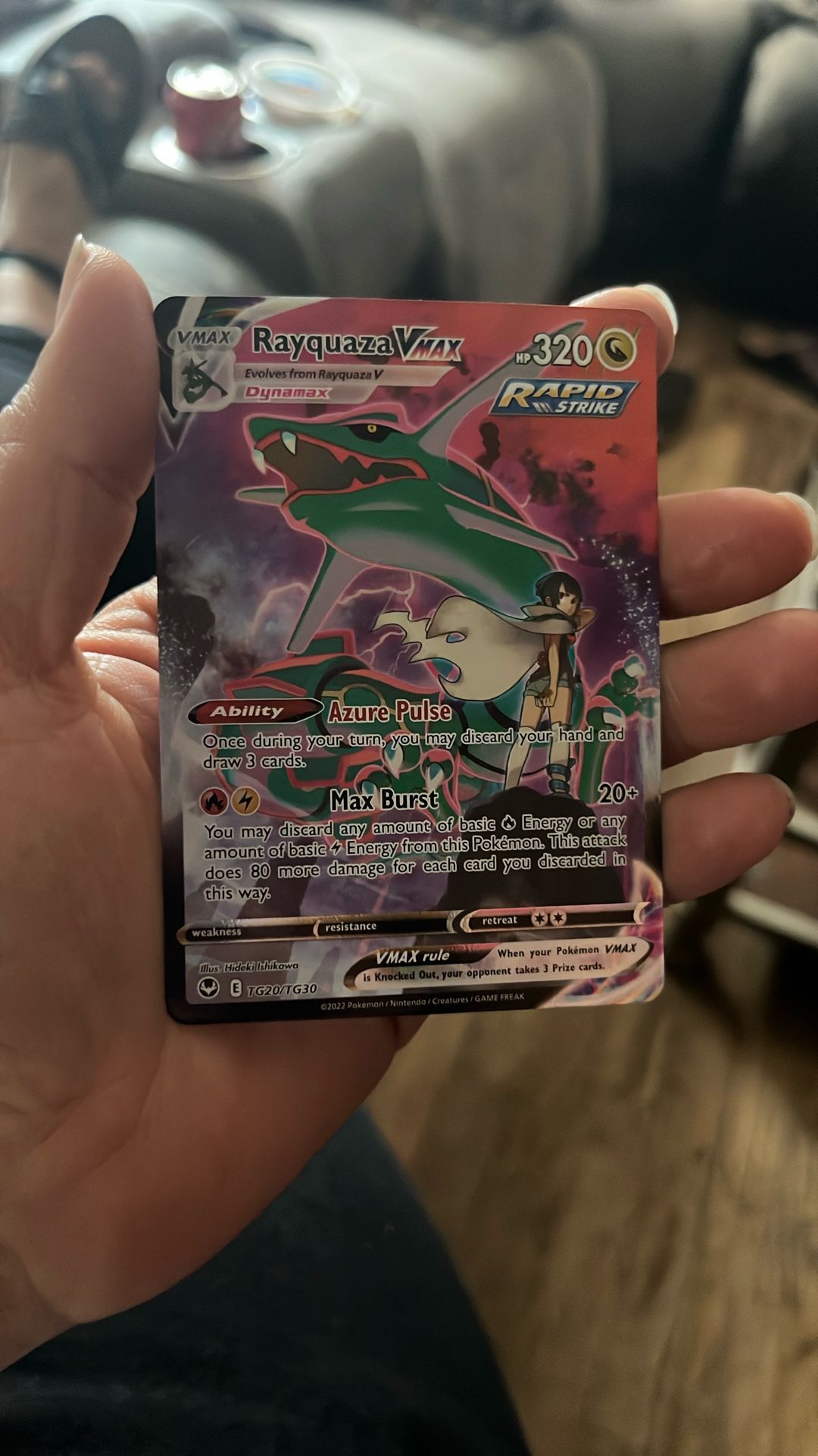 Pokémon Card : Rayquaza Vmax TG20/TG30