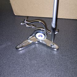 Vintage Australian Desktop Clock And Pen