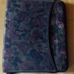 Cloth ring binder 8.5 by 10.5 inches