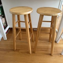 Wooden stools