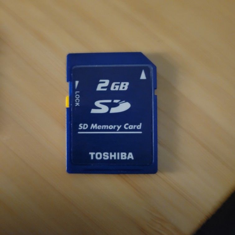Toshiba 2GB SD Card