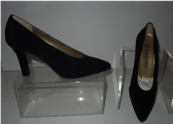 Authentic YSL black Clara heel
