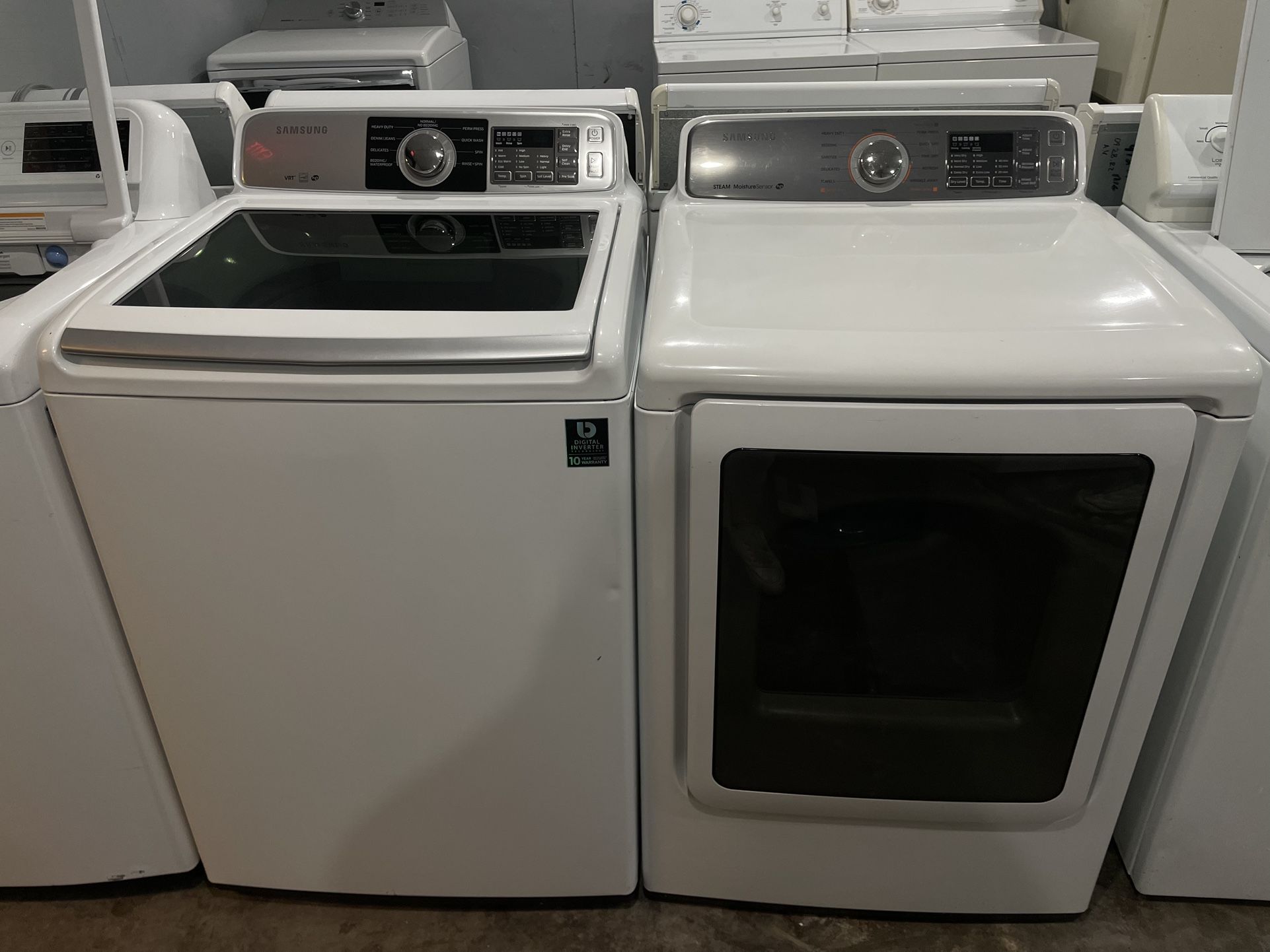 Samsung Set Washer And Dryer Electric