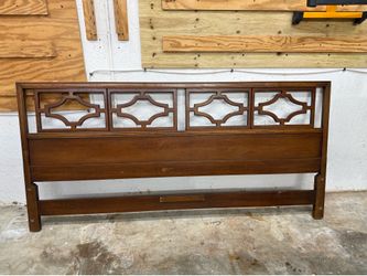 Vintage Wood Headboard – Queen Size