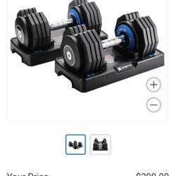 XXTERRA 55 LB ADJUSTABLE DUMBBELL 