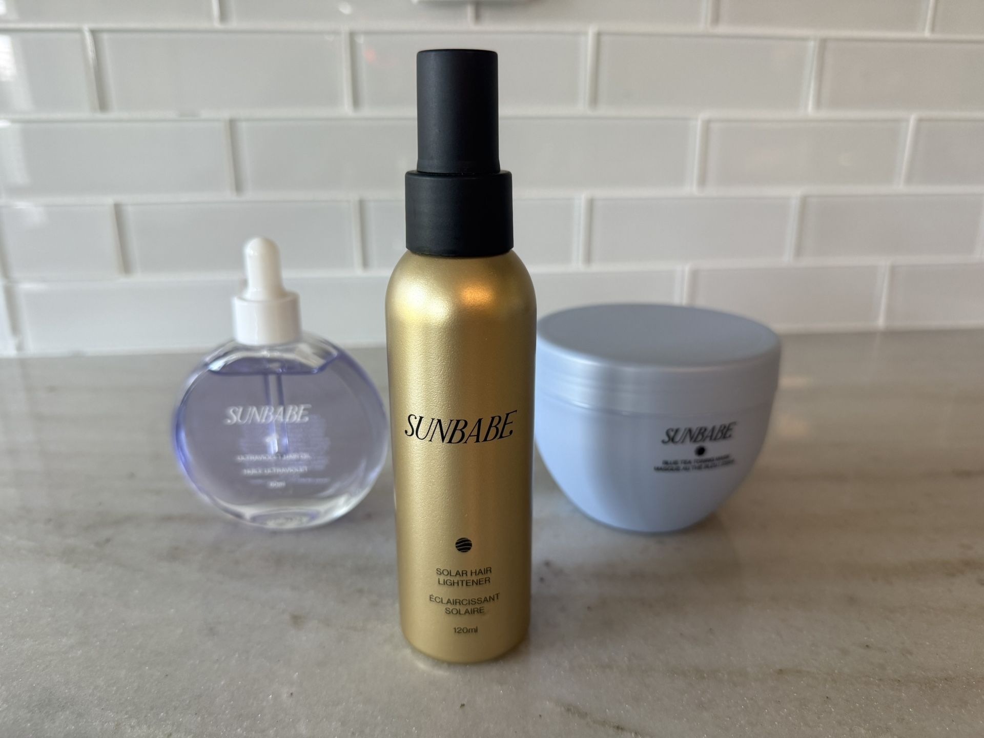 SUNBABE Natural Hair Lightener With Toner Kit
