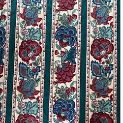 Waverly Fabric Town Hall Collection Botanical Floral Cotton Continuous 7 yards