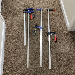 F Style Clams 3-40inc. 1-30inch