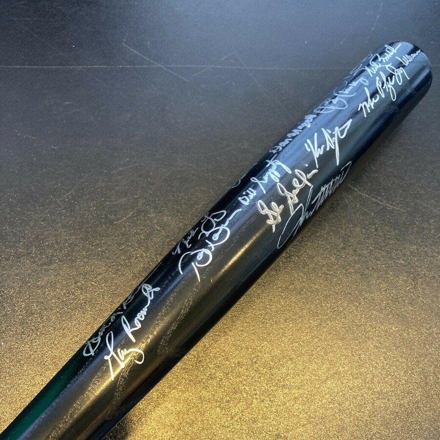 1983 World Series Champs Baltimore Orioles Team Autographed Bat