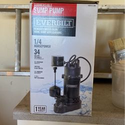 1/4 HP Aluminium Submersible Sum Pump New In Box
