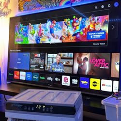 TV & Entertainment center with LED