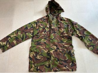 British UK military surplus DP camo combat smock