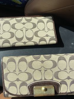 Coach Wallet And Checkbook