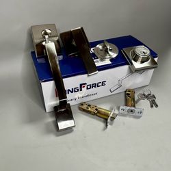 Kingforce Front Door Handle With Lock