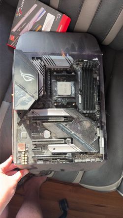 ROG STRIX X570-E Gaming Motherboard and AMD 5900x cpu