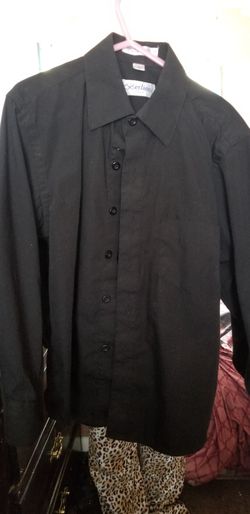 Boys clothes black button shirt up size 6