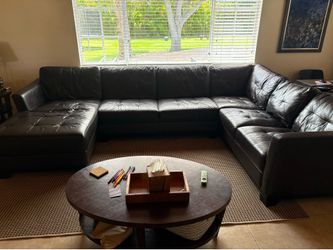 Leather couch