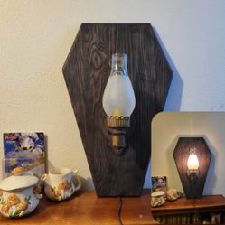 Coffin Shaped Wall Lamp 