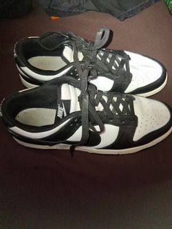 ​Nike Dunk Low "Panda" Black White Sneakers Size Insert Size10.5