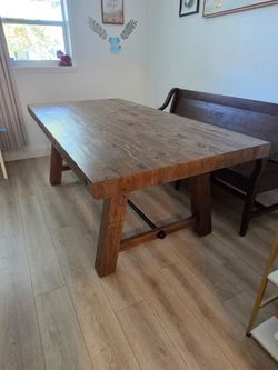 Recycled Wood Dining Table