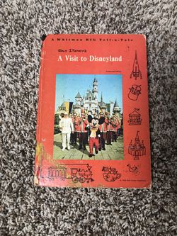 1965 Walt Disney's A Visit to Disneyland A Whitman Tell-A-Tale Book