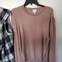 Lularoe Chenille Top, Like New, LG