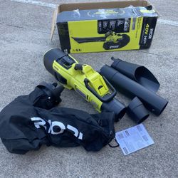 New Open Box Ryobi 40v Blower / Leaf Vac 