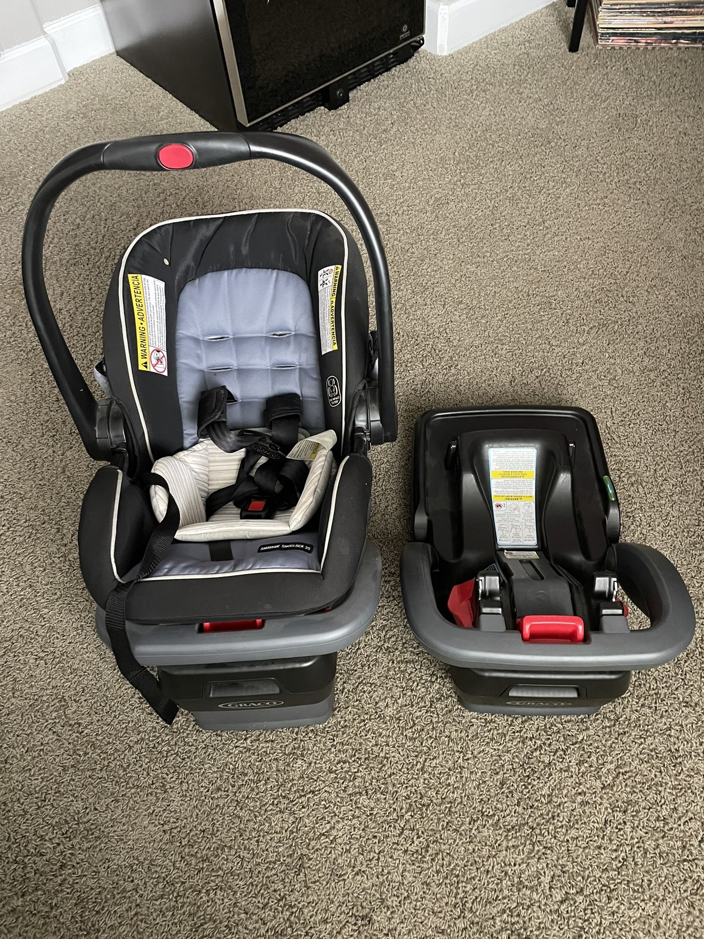 Infant Car Seat And Extra Base 