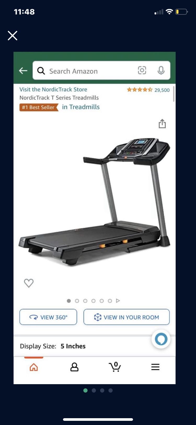 Nordictrack Treadmill 6.5s