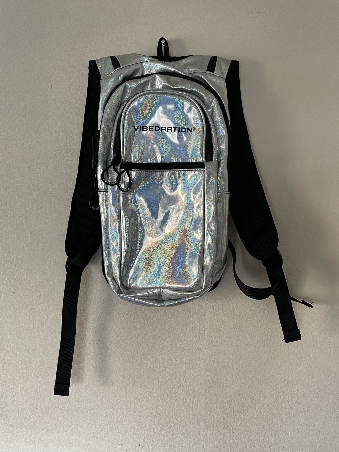 Silver Holo Hydration Backpack