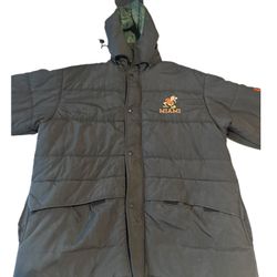 Vintage University of Miami Hurricanes Pro Player Jacket — XL