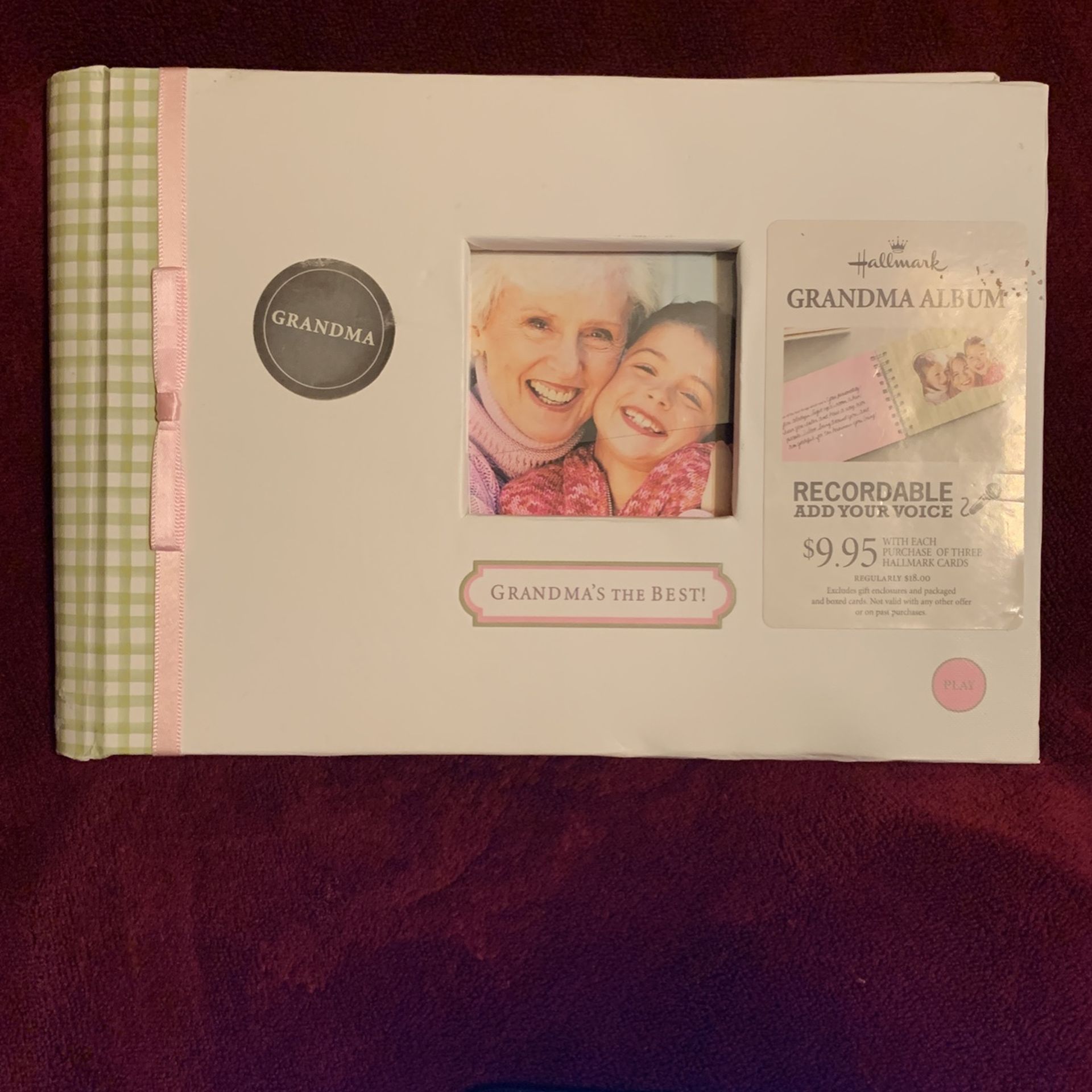 Recordable Grandma Photo Album