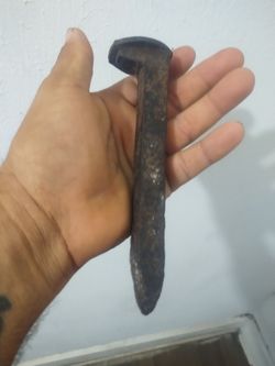 Large railroad nail