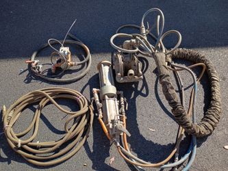 Concrete breaker & pump set