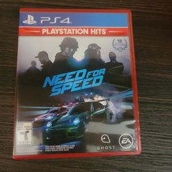 NEED FOR SPEED NEW, UNOPENED, & FACTORY SEALED PS4