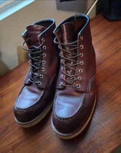 Red Wing Moc Toe Boots
