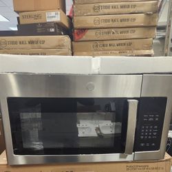 Amazing GE JVM6175YKFS 1.7 Cu Ft Over The Range Microwave With 1,000 Watts 300 CFM 