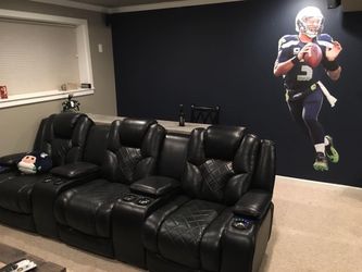 5 Piece Theater Couch
