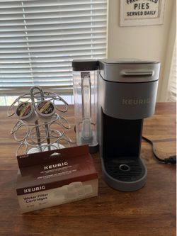 Keurig K-Slim + ICED Coffee Maker with Pod Carousel and Filters